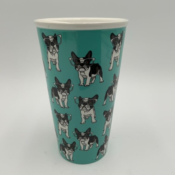 clair de lune Porcelain French Bulldog Travel 12 oz Mug - Picture 9 of 10